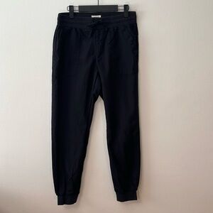 Pact Black Canopy Linen Blend Relaxed Jogger Women's Size Medium M